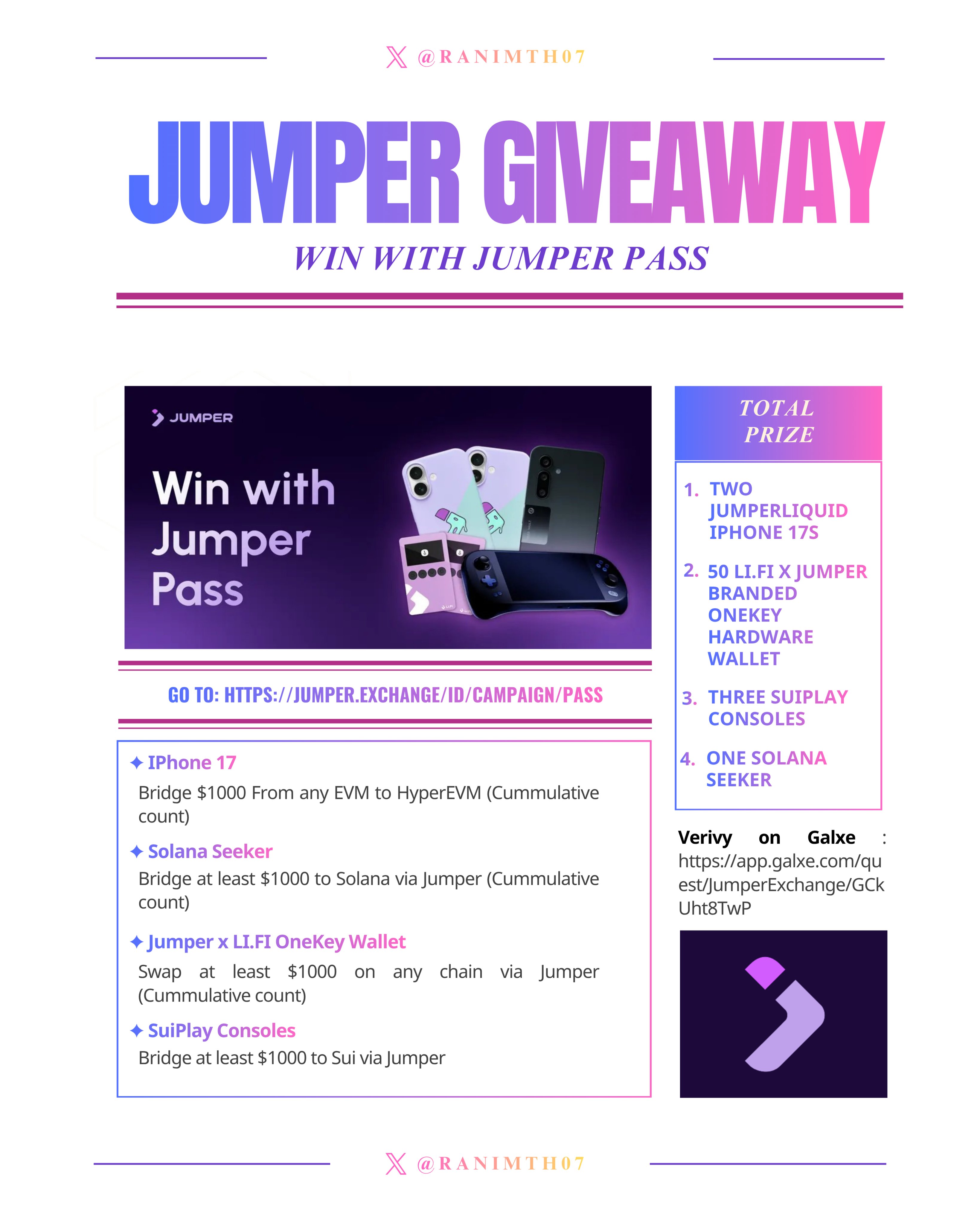 Jumper Giveaway